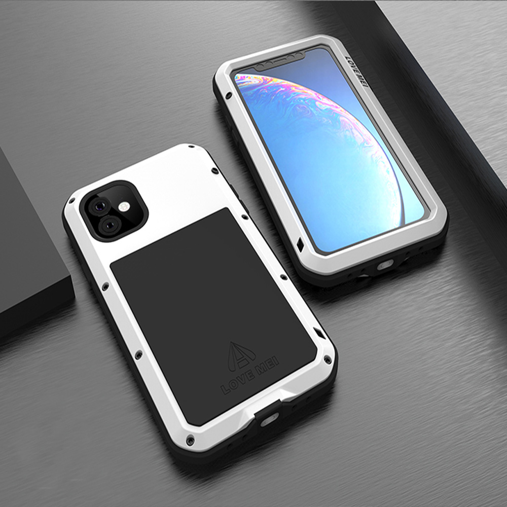 Oryginalne Pancerne Etui marki LOVE MEI z serii Powerful dla iPhone 11